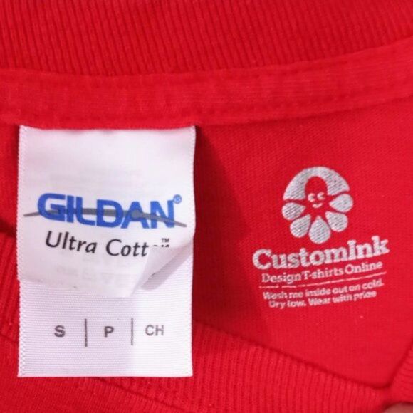 2015 BETA CLUB Cleveland Highschool Tee Shirt Large Red Long Sleeve #1172 - Picture 5 of 8